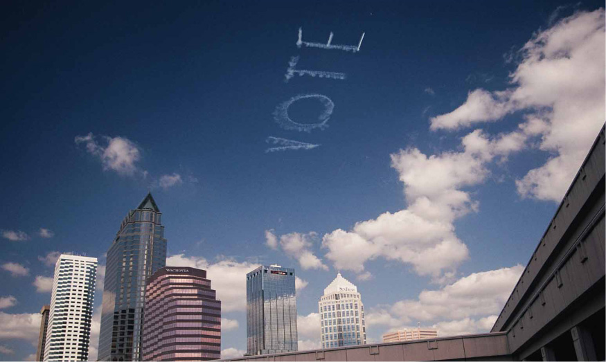 Sky Writing in and near Los Angeles California